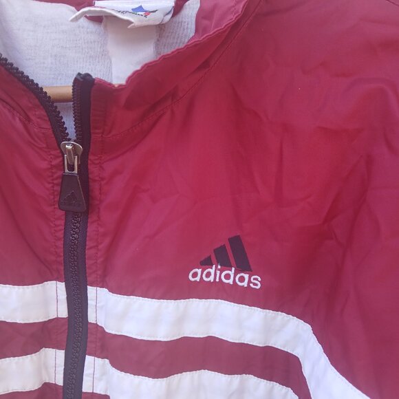 adidas Vintage Track Jacket Zip Up Fully Lined - Picture 2 of 5